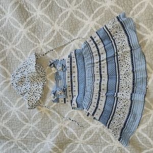 H&M baby girl dress with matching hat